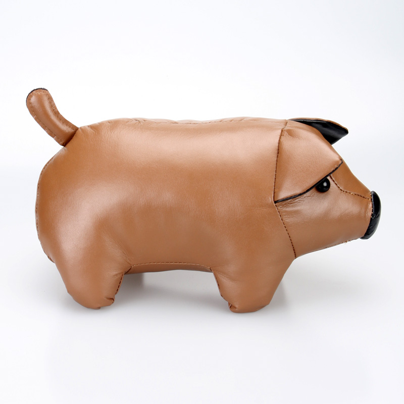 EP0013 Brown Pig Microfiber Leather for Home Decoration