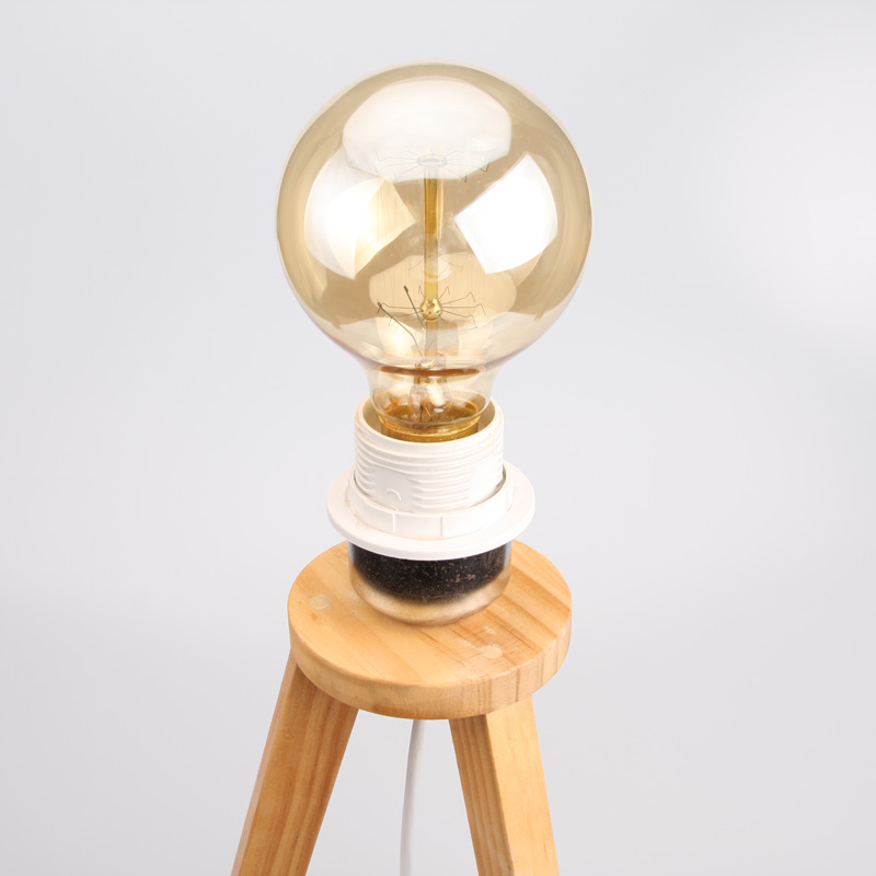 EP0059 Soild Wood Laser Engraving LED desktop Desk lamp